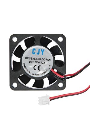 Dc 12v Fan 4x4cm Kuluçka Fanı Soğutucu Peltier Pc Ekran 40x40mm