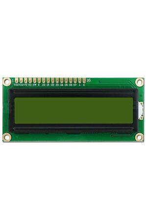 2x16 Karakter Lcd Yeşil Backlight 1602a Arduino 16x2