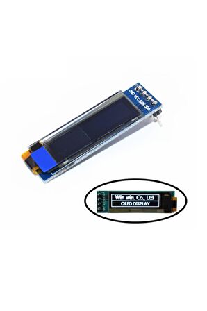 128x32 Oled Lcd Ekran 0.91 Inch Beyaz Arduino Uyumlu