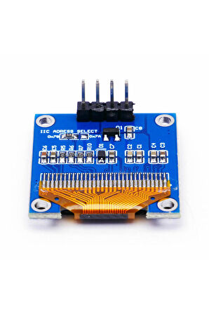 0.96 Inch Mavi Oled Lcd Modül 128x64 Pixel Iıc I2c Seri 0.96” Ekran Gösterge Ssd1306 3.3v 5v Matrix
