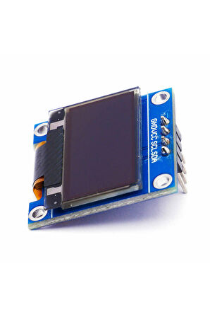 0.96 Inch Mavi Oled Lcd Modül 128x64 Pixel Iıc I2c Seri 0.96” Ekran Gösterge Ssd1306 3.3v 5v Matrix