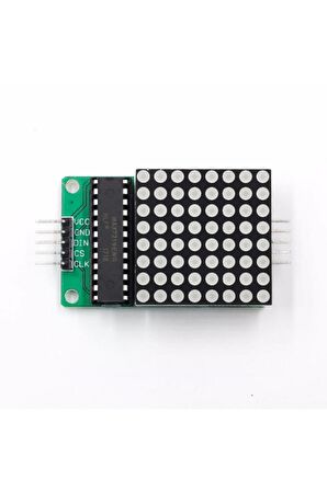 Max7219 Nokta Led Matris Modülü 8x8 Matris Ortak Katot 64 Nokta