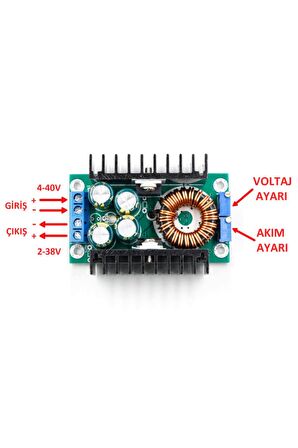 Xl4016 40v 5a Ayarlanabilir Güç Kaynağı Voltaj Düşürür