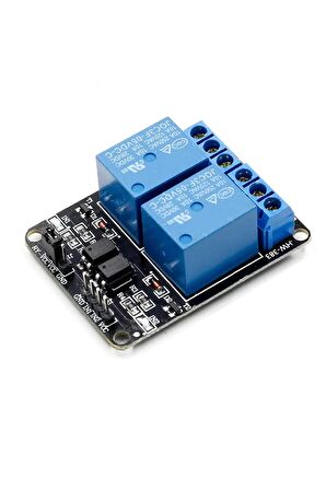 2 Kanal 12v Röle Modül -- Ac 250v 10a -- Optokuplör Izolasyon