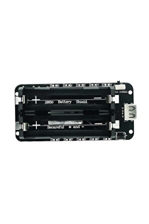 2x 18650 Pil Şarj Kartı V8 Battery Shield Lityum Li-on Powerbank