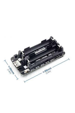2x 18650 Pil Şarj Kartı V8 Battery Shield Lityum Li-on Powerbank