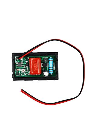 0.56' Ac 70-500v Dijital Kırmızı Voltmetre Iki Telli Panel Tip