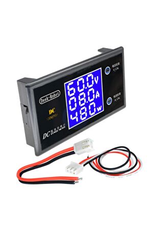 Dc 0-100v 10a Digital Voltmetre Ampermetre Ve Wattmetre Deekrobot