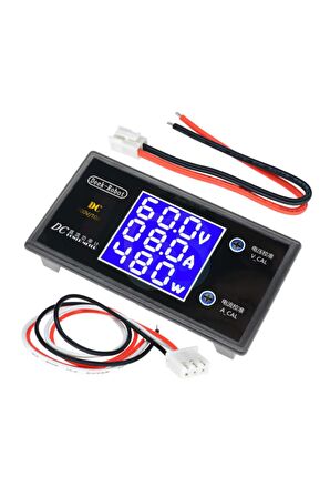 Dc 0-100v 10a Digital Voltmetre Ampermetre Ve Wattmetre Deekrobot