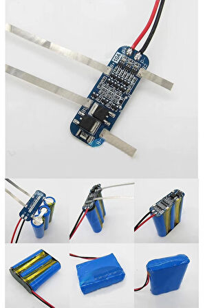3s 10a Bms Lityum Li-ion Batarya Koruma Kartı - 18650 Li-ion Lipo
