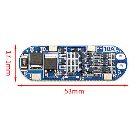 3s 10a Bms Lityum Li-ion Batarya Koruma Kartı - 18650 Li-ion Lipo
