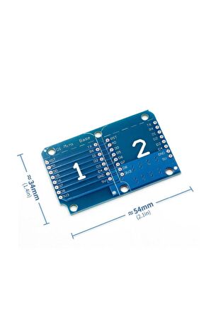 Wemos D1 Mini Genişleme Kartı Double Board