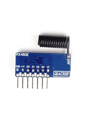 Rx480-e 4 Kanal 433mhz Rf Alıcı Learning Code 1527 Receiver