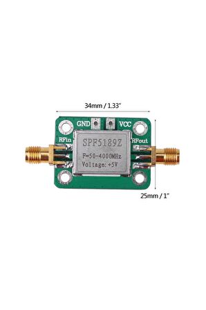 Spf5189z 50-4000mhz Rf Amplikatör 20db Sinyal Kuvvetlendirici