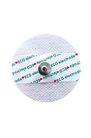 Ekg Ecg Elektrot Padi Nabız Kalp Ölçüm Sensör Padi Çıtçıtlı 50mm (10 ADET)