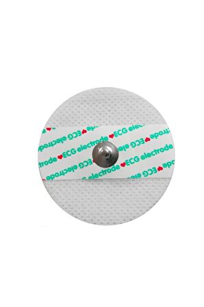 Ekg Ecg Elektrot Padi Nabız Kalp Ölçüm Sensör Padi Çıtçıtlı 50mm (10 ADET)