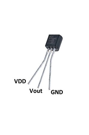 Microchip Mcp9700-e/to Analog Sıcaklık Isı Sensörü Lm35 Muadili