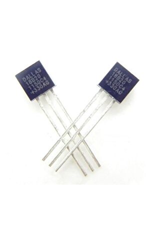 Ds18b20 Sıcaklık Isı Sensörü Dijital Termometre Ic -55c 125c
