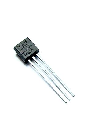 Ds18b20 Sıcaklık Isı Sensörü Dijital Termometre Ic -55c 125c