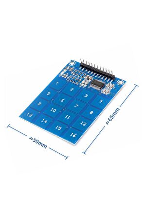 Ttp229 16 Buton Dokunmatik Sensör Modülü Kapasitif Dijital Tuş Algılayıcı Anahtar Keypad