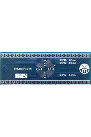 0.5mm Tqfp-2 Pcb - Tqfp16 Tqfp32 Tqfp48 Proto Pcb Pertenaks Devre