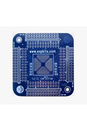 0.5mm Uni. Tqfp To Dıp Çevirici Pcb Smd Dip Proto Pertenaks Devre