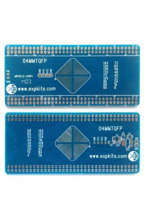 0.4mm Tqfp To Dıp Çevirici Pcb Proto Pcb Pertenaks Prototip Devre