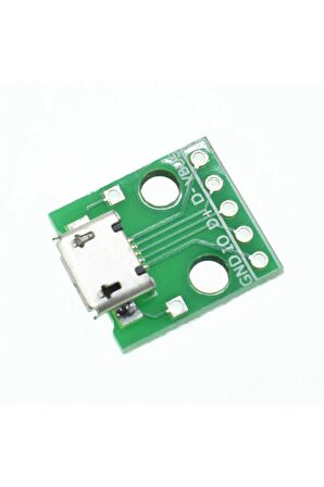 Micro Usb To Dip Çevirici Pcb 5v Usb Haberleşme Deney Prototip
