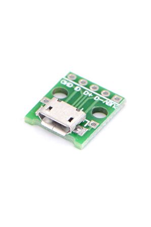 Micro Usb To Dip Çevirici Pcb 5v Usb Haberleşme Deney Prototip