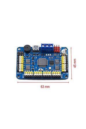32 Kanal Servo Motor Robot Kontrol Kartı Ver 3.2 - Ps2 Kol Joysti