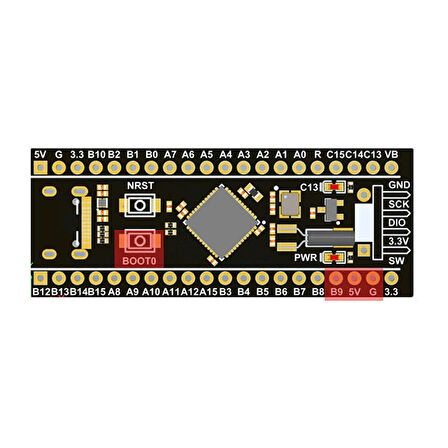 STM32F401C CORE BOARD - ARM Cortex-M4 256 Kbytes Flash, 84 MHz CPU -STM32F401CCU6 Geliştirme Kartı