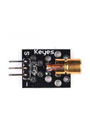 Ky-008 Nokta Lazer Diyot Modül 3v 5v 650nm Kırmızı Pointer Lazer