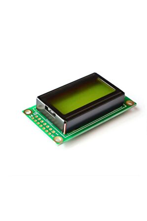 0802a 8x2 Karakter Lcd Modül Yeşil Display Ekran Yeşil Backlight 2 Satır 8 Karakter