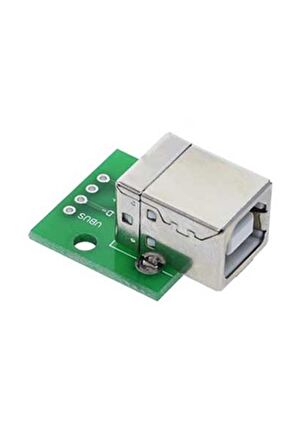 Usb Type B To Dip Çevirici Pcb Usb Haberleşme Deney Prototip 5v Usb Pinlerine Kolay Erişim Kartı