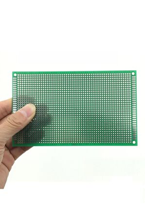 9x15cm 54x34 Proto Pcb Pertenaks Elektronik Devre Prototip Deney Kartı Fr4 Kaliteli Delikli Plaket