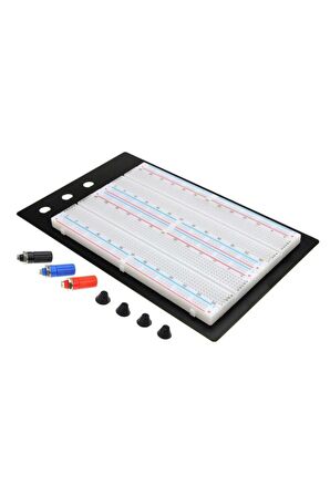 Syb-1660 Ikili Bread Board  Uyumlu 1660 Nokta Elektronik Prototip Devre