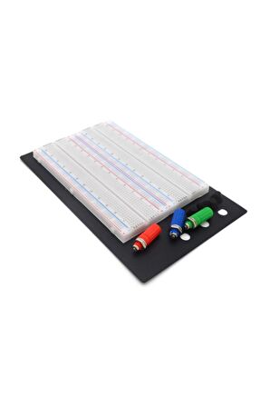 Syb-1660 Ikili Bread Board  Uyumlu 1660 Nokta Elektronik Prototip Devre