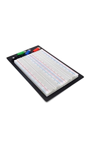 Syb-1660 Ikili Bread Board  Uyumlu 1660 Nokta Elektronik Prototip Devre