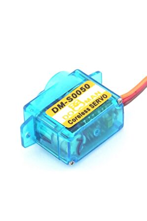 Dm-s0050 Servo Motor Rc Doman Mikro Plastik Dişli 1kg.cm Tork