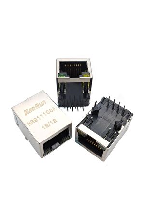 Trafolu Rj45 Hr911105a Ethernet Bağlantı Soketi