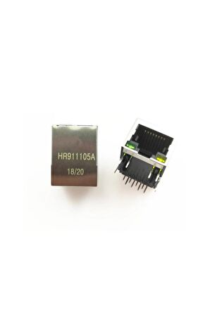 Trafolu Rj45 Hr911105a Ethernet Bağlantı Soketi