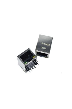 Trafolu Rj45 Hr911105a Ethernet Bağlantı Soketi
