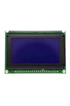 2.4 Inch Wg12864b-tmı-v#n Mavi Glcd Modül 5v 128x64 Pixel Grafik Lcd Display Ekran Gösterge