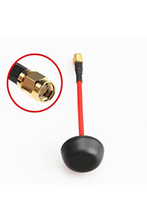 5.8ghz Sma Erkek Anten Esnek Dairesel Polarize Omni Mantar Anten Rc Fpv Drone Multicopter