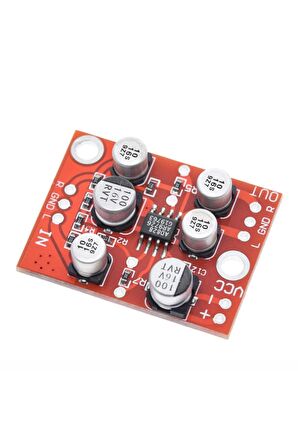 Ad828 Preamp Modül Ses Yükseltici Amfi Sterio Ses Kuvvetlendirici