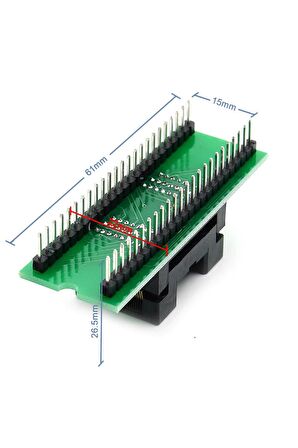 Tsop48 To Dıp48 Çevirici Adaptör Smd To Dip Eeprom Programlayıcı