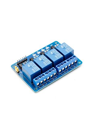4 Kanal 12v Röle Modül -- Ac 250v 10a -- Optokuplör Izolasyon