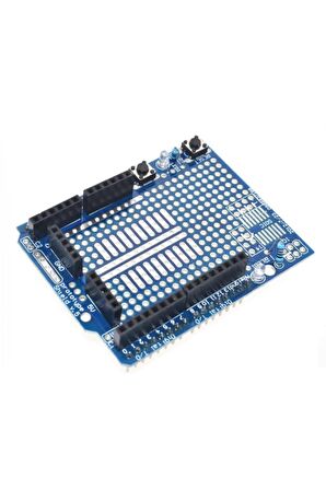 Arduino Uno R3 Proto Shield V5 + Breadboard