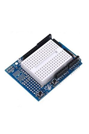 Arduino Uno R3 Proto Shield V5 + Breadboard