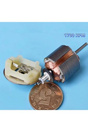 Xgm-ra Dc Motor 2100 Rpm Micro Akım Nikel Kaplama Metal Fırça